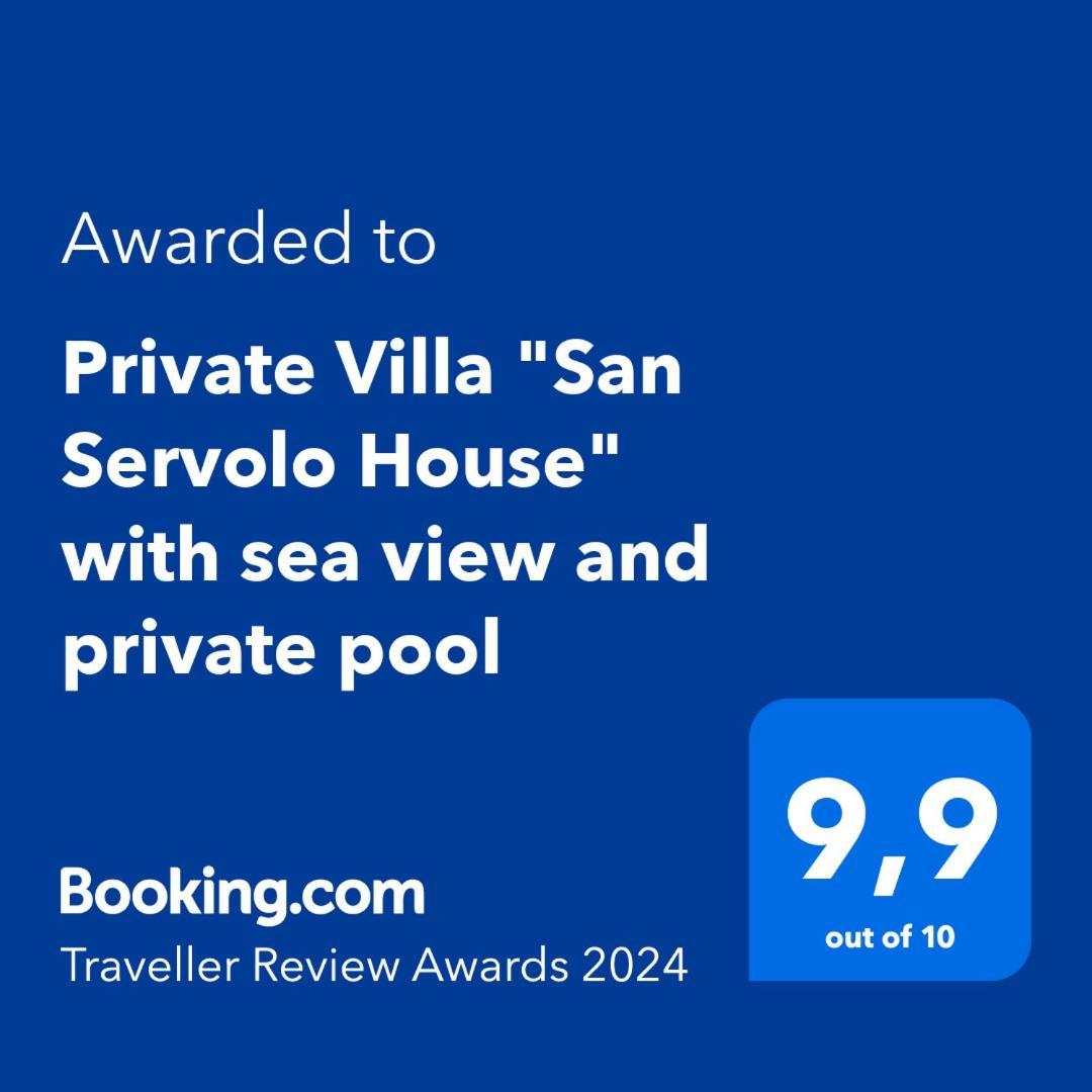 Private Villa "San Servolo House" With Sea View And Private Pool Buje Eksteriør billede